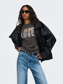 ONLTAMMIE L/S LEO PRINT O-NECK SWT 15356179