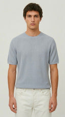 JORCASSIS KNIT TWISTED SS CREW NECK 12295278