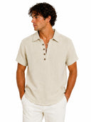 06/T-SHIRT GARZATA BOTTONI 45-MA-2/1465/6