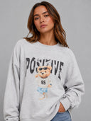 ONLBILA L/S BEAR O-NECK SWT 15356052