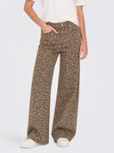 ONLMADISON HW WIDE ANIMAL PANT CC PNT 15355777