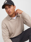 JJESOHO OLLIE KNIT SPLIT NECK SN 12298398