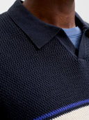 JORFREDERIKSBERG KNIT LS STRUC TURE POLO 12300037