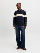 JORFREDERIKSBERG KNIT LS STRUC TURE POLO 12300037