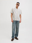 JPRCCSUMMER STRIPE RESORT S/S SHIRT SN 12274913