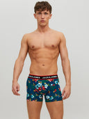 JACFLOWER TRUNKS 3 PACK.NOOS 12171253