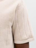 JJEBRADLEY KNIT SPLIT NECK SS SN 12288418