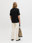 JJEBRADLEY KNIT SPLIT NECK SS SN 12288418