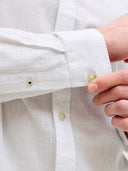 JJESUMMER LINEN BLEND SHIRT L/ S SN 12289174