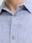 JJESUMMER LINEN BLEND SHIRT L/ S SN 12289174