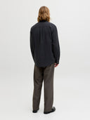 JJESUMMER LINEN BLEND BAND SHI RT L/S SN 12289184