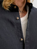 JJESUMMER LINEN BLEND BAND SHI RT L/S SN 12289184
