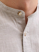 JJESUMMER LINEN BLEND BAND SHI RT L/S SN 12289184