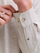 JJESUMMER LINEN BLEND BAND SHI RT L/S SN 12289184