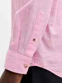 JJESUMMER LINEN BLEND BAND SHI RT L/S SN 12289184