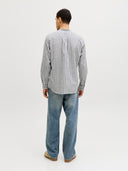 JJESUMMER LINEN BLEND BAND SHI RT L/S SN 12289184