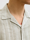 JPRBLUSUMMER LIN. BLEN DOBBY S S SHIRT SN 12291964