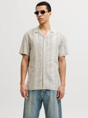 JPRBLUSUMMER LIN. BLEN DOBBY S S SHIRT SN 12291964