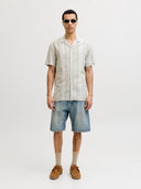 JPRBLUSUMMER LIN. BLEN DOBBY S S SHIRT SN 12291964