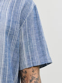 JPRBLUSUMMER LIN. BLEN DOBBY S S SHIRT SN 12291964