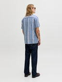 JPRBLUSUMMER LIN. BLEN DOBBY S S SHIRT SN 12291964