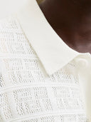 JPRBLAPALMER KNIT BUTTON THROU GH POLO SS 12294968