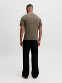 JPRBLAPALMER KNIT BUTTON THROU GH POLO SS 12294968