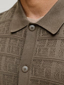 JPRBLAPALMER KNIT BUTTON THROU GH POLO SS 12294968