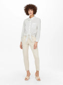 ONLLECEY LS STRIPE KNOT DNM SH IRT 15195910