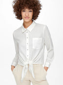 ONLLECEY LS STRIPE KNOT DNM SH IRT 15195910