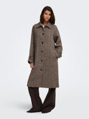 JDYVINGA HERRINGBONE LONG COAT  OTW YFM 15376696