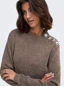 JDYSUPER LIFE L/S BUTTON DRESS  KNT 15379771