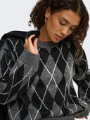 JDYBIANKA L/S ARGYLE PULLOVER KNT NOOS 15381327