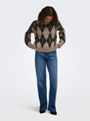 JDYBIANKA L/S ARGYLE PULLOVER KNT NOOS 15381327