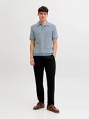 JPRBLUKINGSLEY KNIT POLO SS LN 12291058