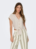 ONLSIESTA SS KNOT LIN BL SHIRT  PNT NOOS 15322270