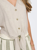 ONLSIESTA SS KNOT LIN BL SHIRT  PNT NOOS 15322270