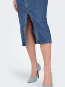 ONLSIRI FRONT SLIT SKIRT DNM G UA NOOS 15324365