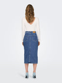 ONLSIRI FRONT SLIT SKIRT DNM G UA NOOS 15324365