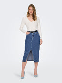 ONLSIRI FRONT SLIT SKIRT DNM G UA NOOS 15324365