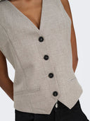 ONLLINDA S/L MEL FITTED VEST T LR NOOS 15336753