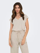 ONLFREE S/S MODAL V-NECK TOP J RS NOOS 15287041