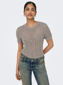 ONLSAGA LIFE SS O-NECK KNT NOO S 15339662