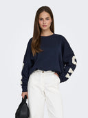 ONLSWEAT L/S BACK/SLEEVE PRINT  SWT NOOS 15356793
