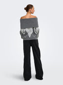 ONLALIVIA LS OFF SHOULDER KNT 15383895