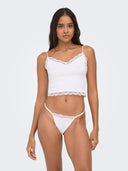 ONLVICKY  LACE SEAMLESS CROPPE D TOP NOOS 15190175