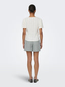ONLRIVERSIDE S/S FLAIRED TOP N OOS JRS 15312474