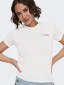 ONLMIRA LIFE S/S EMB  T-SHIRT SUD JRS 15368637