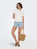 ONLMIRA LIFE S/S EMB  T-SHIRT SUD JRS 15368637