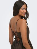 ONLLIKARA STRAP WAIST LONG DRE SS WVN 15371869